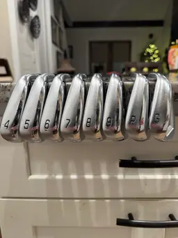 *PERFECT SHAPE* Mizuno 921 Hot Metel Pro 4-PW +GW Stiff Dynamic Gold S300 shaft