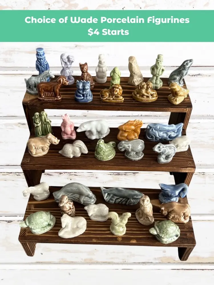 BAM Bids - Wade Porcelain Mini Figurines. $4 Starts!