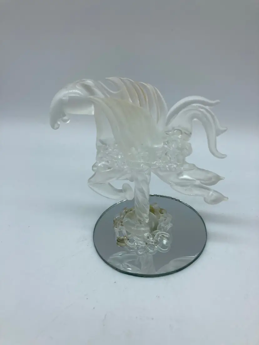 Glass carousel horse *