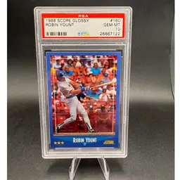 Robin Yount Glossy Edition PSA 10 1988 Score Milwaukee Brewers