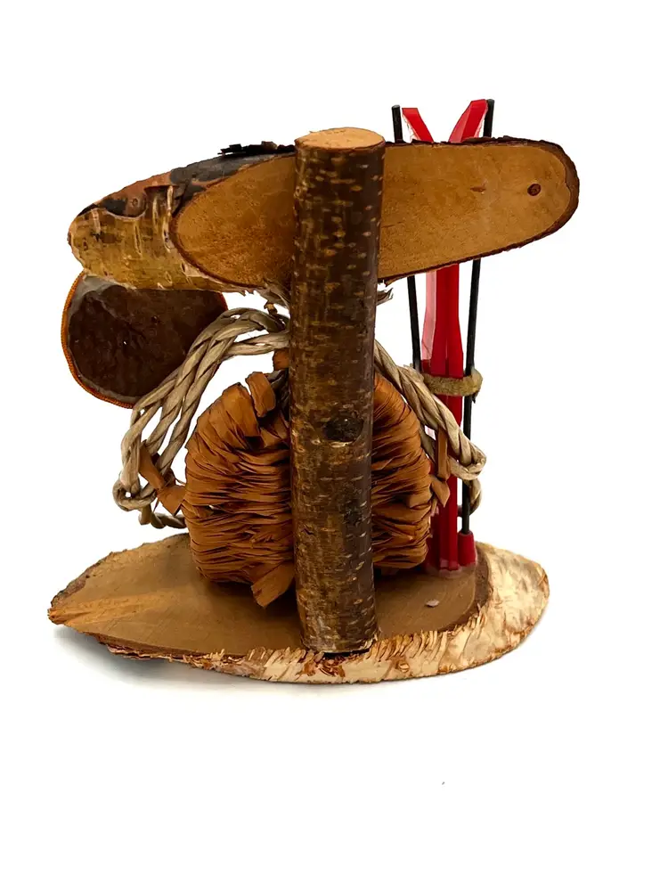 Adorable Vintage Kokeshies At A Ski Station