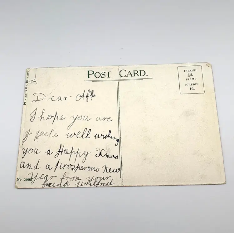 Antique Christmas Postcard