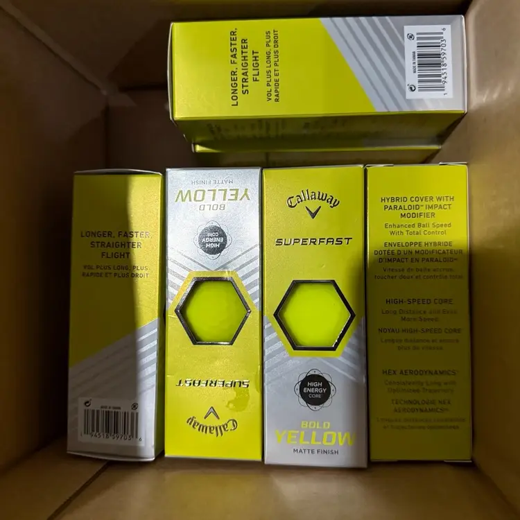 Callaway Superfast Golf Balls Yellow - 2.5 Dozen
