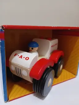 F.A.O. Schwartz Mini Wood Chunky Ambulance
