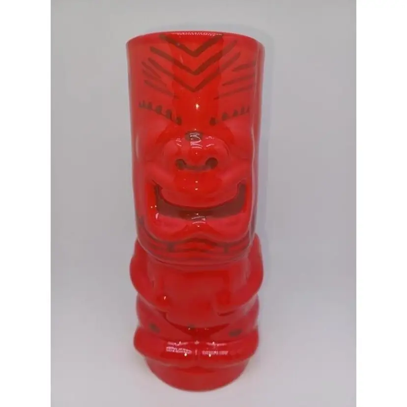 Red Tiki Mug Off the Hook at Inlet Harbor 7 7/8"