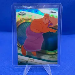 Zeus 2025 Topps Chrome Disney /299 (Back Damage On Card)