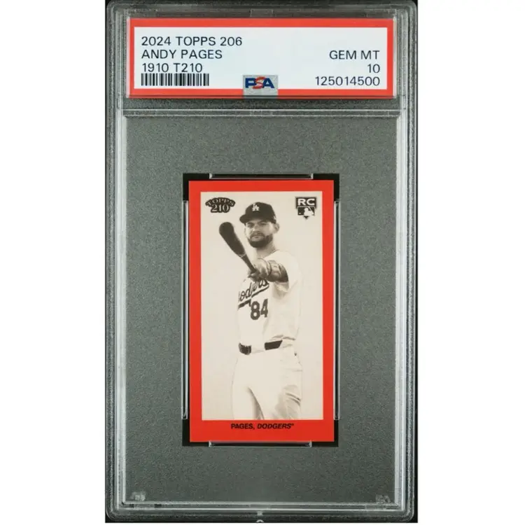 Andy Pages Los Angeles Dodgers PSA 10