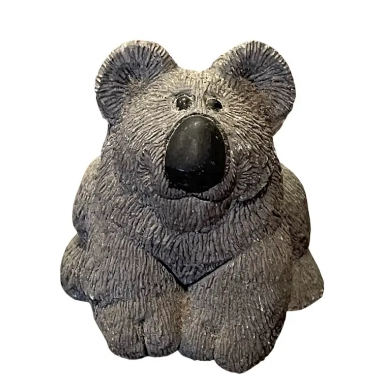 Smidgens Carved Koala Bear Figurine Vintage 1984 Australia Animal Miniature