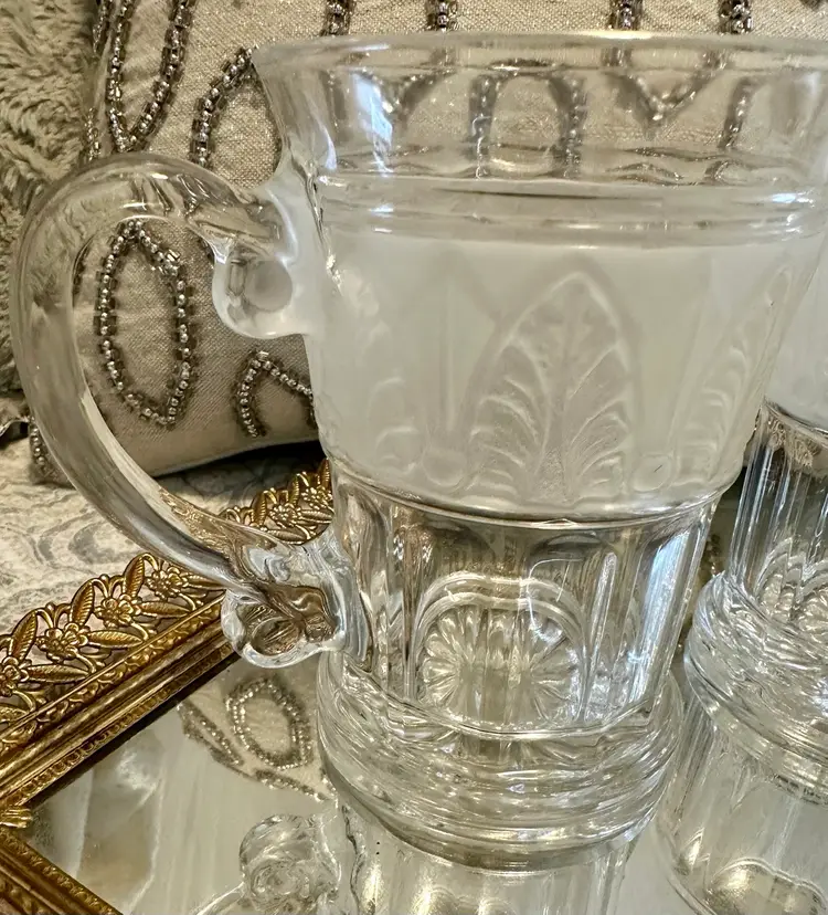 Athens Vintage  Frosted Glass Mugs