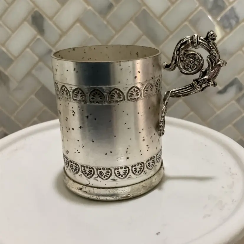 106e Silver Plated Baby Cup