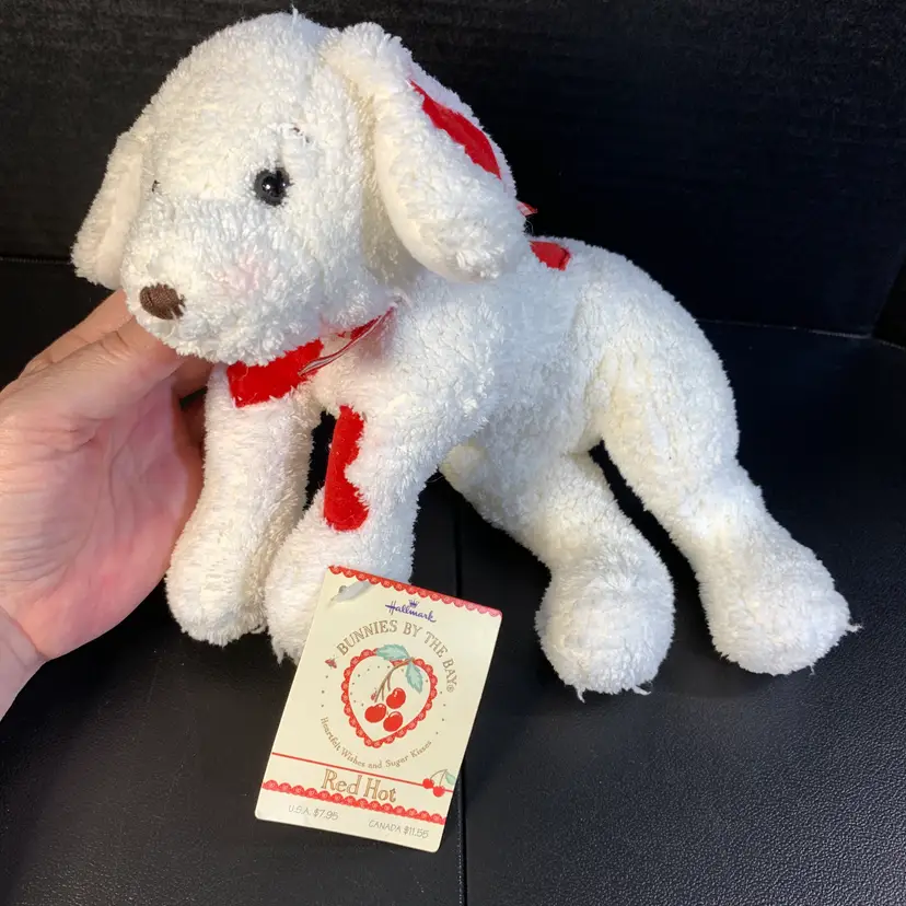 Bunnie By the Bay Dog Plush "Red Hot" NWT