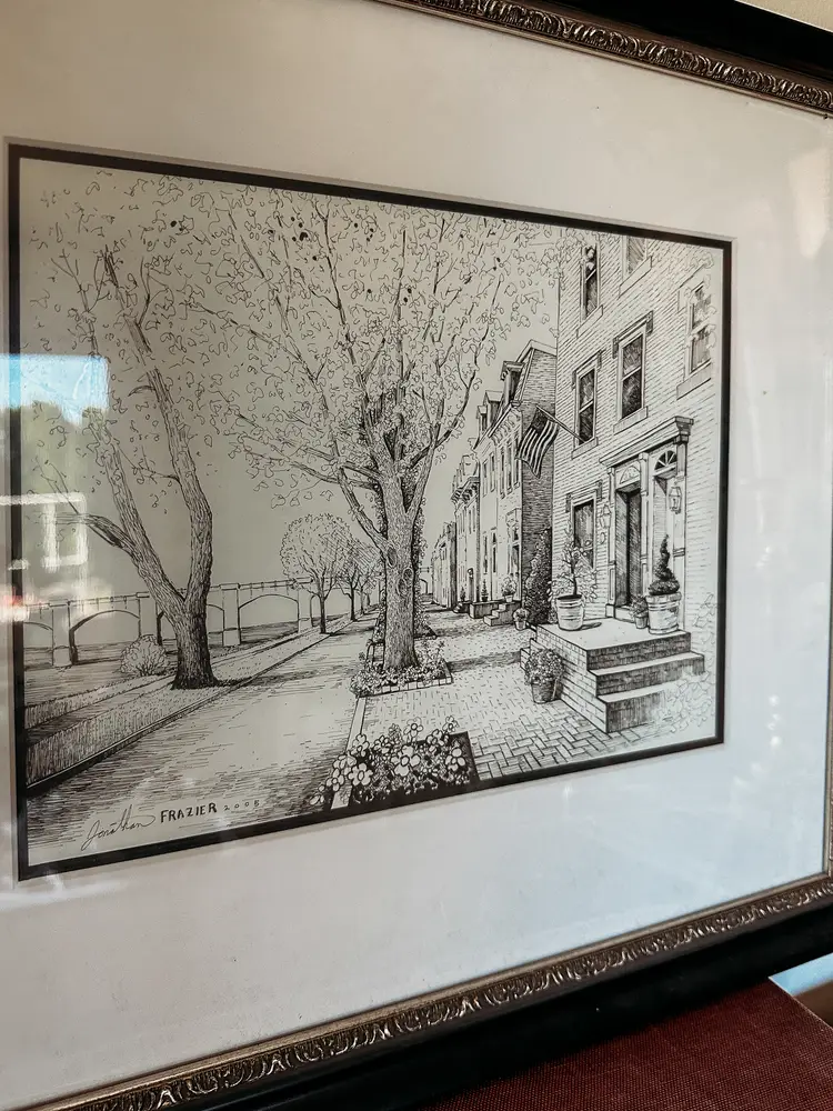 Vintage Line Drawing by Jonathan Frazier