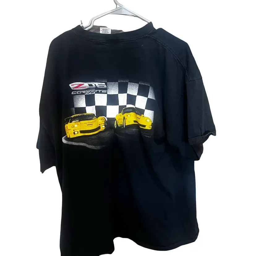 03 Vintage Corvette Embroidered Front Graphic T-Shirt, Men’s Two Xl Pre-Shrunk Preowned