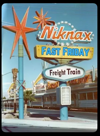 Fast Friday Freight Train W/therusticfarmhouse82