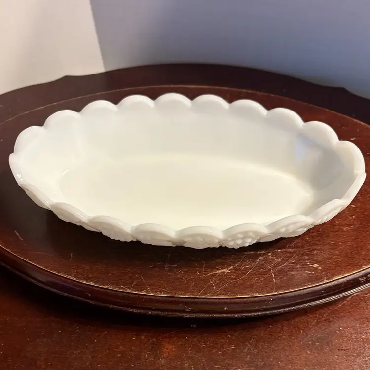 Westmoreland Milk Glass Relish Dish
