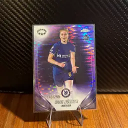 Sjoeke Nusken 23/24 Topps Chrome UWCL Purple Pulsar Refractor /299