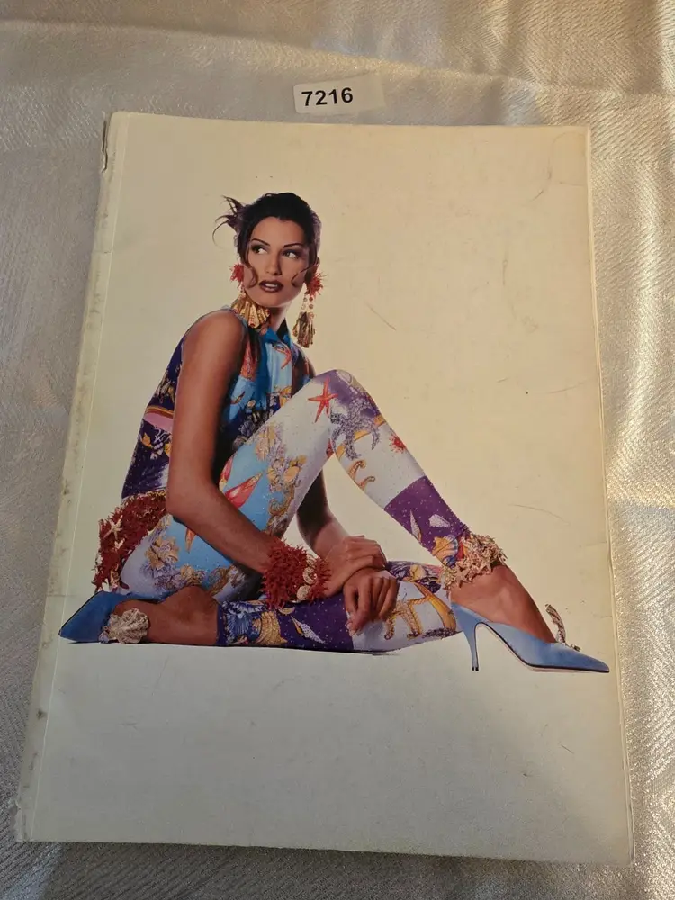 Rare Gianni Versace Catalog Magazine #22 Spring Summer 1992 (A7216)