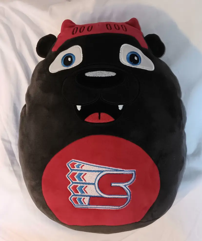Spokane Chiefs Boomer the Bear Mascot Plush WHL Hockey squishmallows