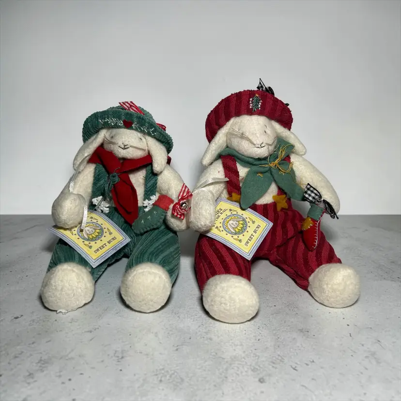 Bunnies By The Bay Sweet Buns Rabbit Limited Edition Plush Bunny Glee & Ivy 8”