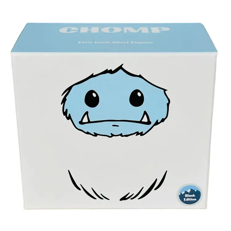 ABOMINABLE SNOWMAN TOYS CHOMP BLANK EDITION 2018 Five Inch Vinyl Figure New Box