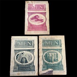 Lot Of 3: Antique 1899 Mens Magazines