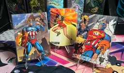 Amalgam 3 Card Lot Featuring Sparrow And Super-soldier