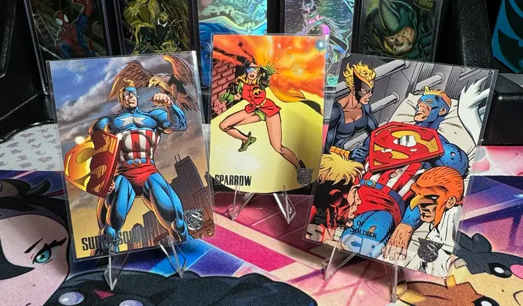 Amalgam 3 Card Lot Featuring Sparrow And Super-soldier