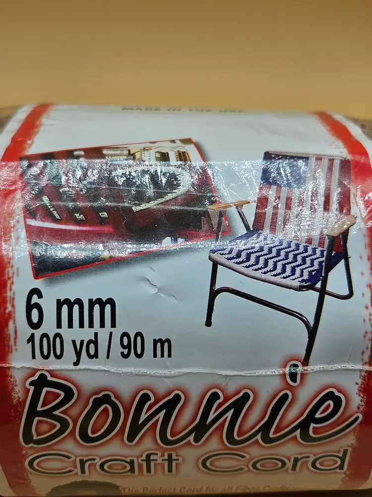 New Bonnie Craft Cord 6mm 100yd Color: Pottery