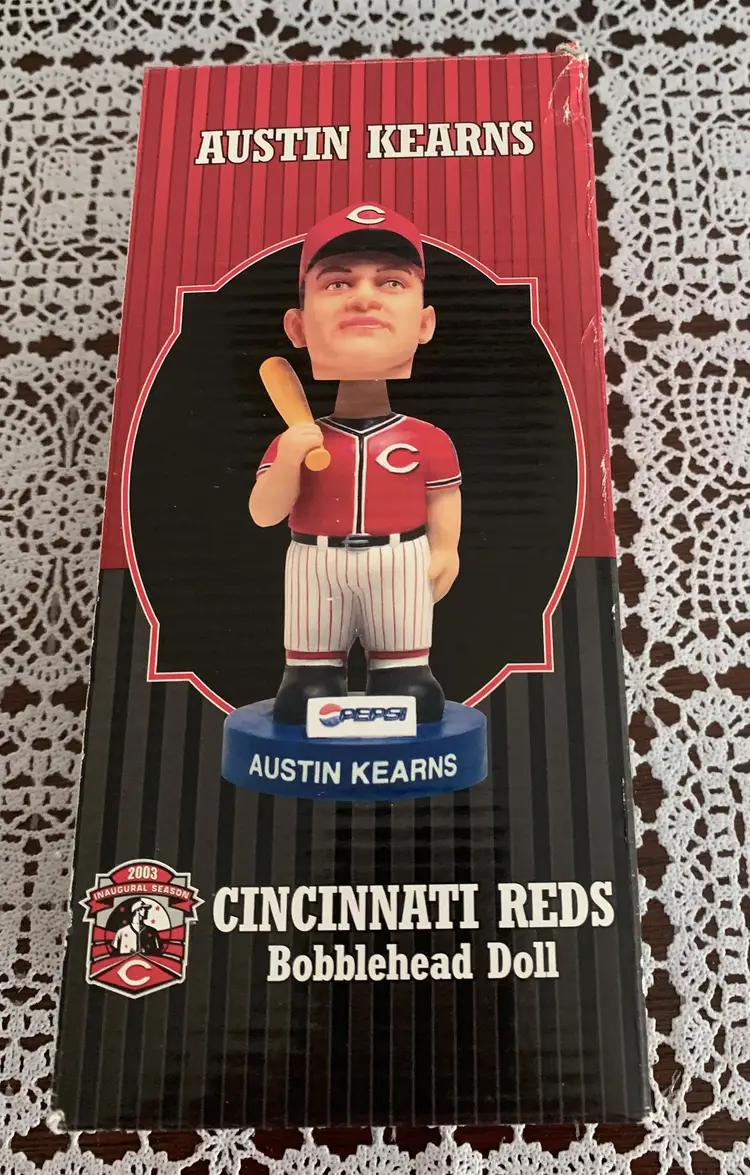 Cincinnati Reds Austin Kearns Bobblehead Pepsi Stadium Giveaway 2003 July 19