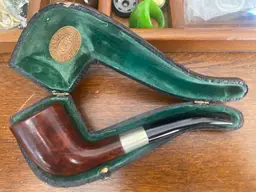 Bakelite Vintage Antique Pipe With Original Case