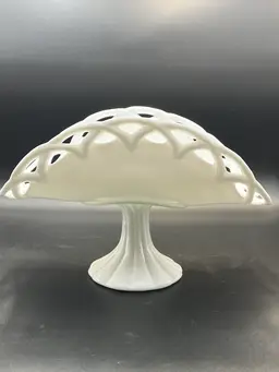 Lg. Colony Milk Glass Centerpiece/ Fruit Bowl