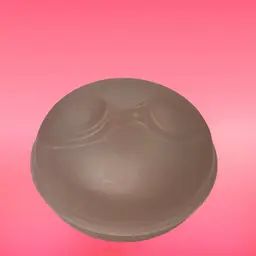 Vintage Frosted Pink Satin Glass Vanity Powder Dish. Has Marking On Bottom, Unable To Identify.