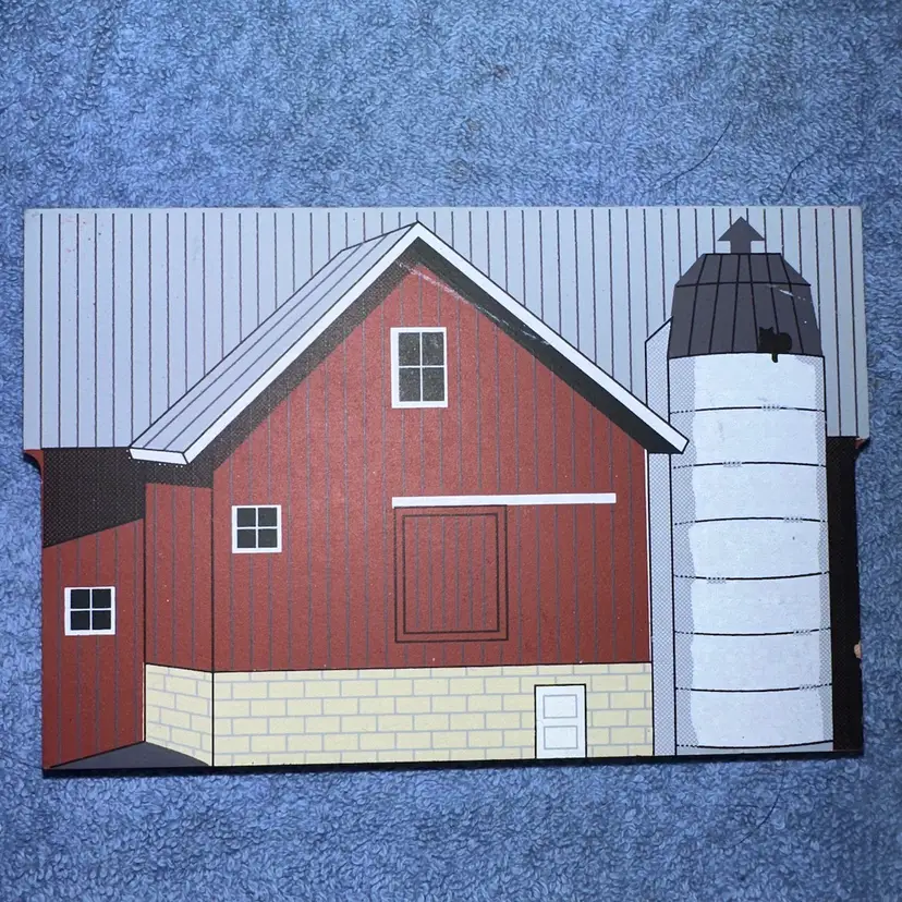 Preowned Vintage 1998 The Cat’s Meow Amish Life Series #1983 Miller Barn