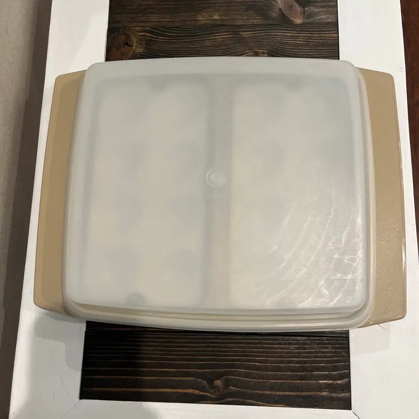 Vintage Tupperware Deviled Egg Carrier Tray Container #723-1 w Lid & Trays ~ EUC