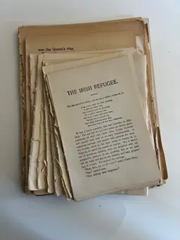 Huge Stack of Old Papers. 250+ Vintage Antique Book Pages. Late 1800s-Mid 1900s Ephemera. Old Book Pages for Crafting. Book Lover Gift Set 4