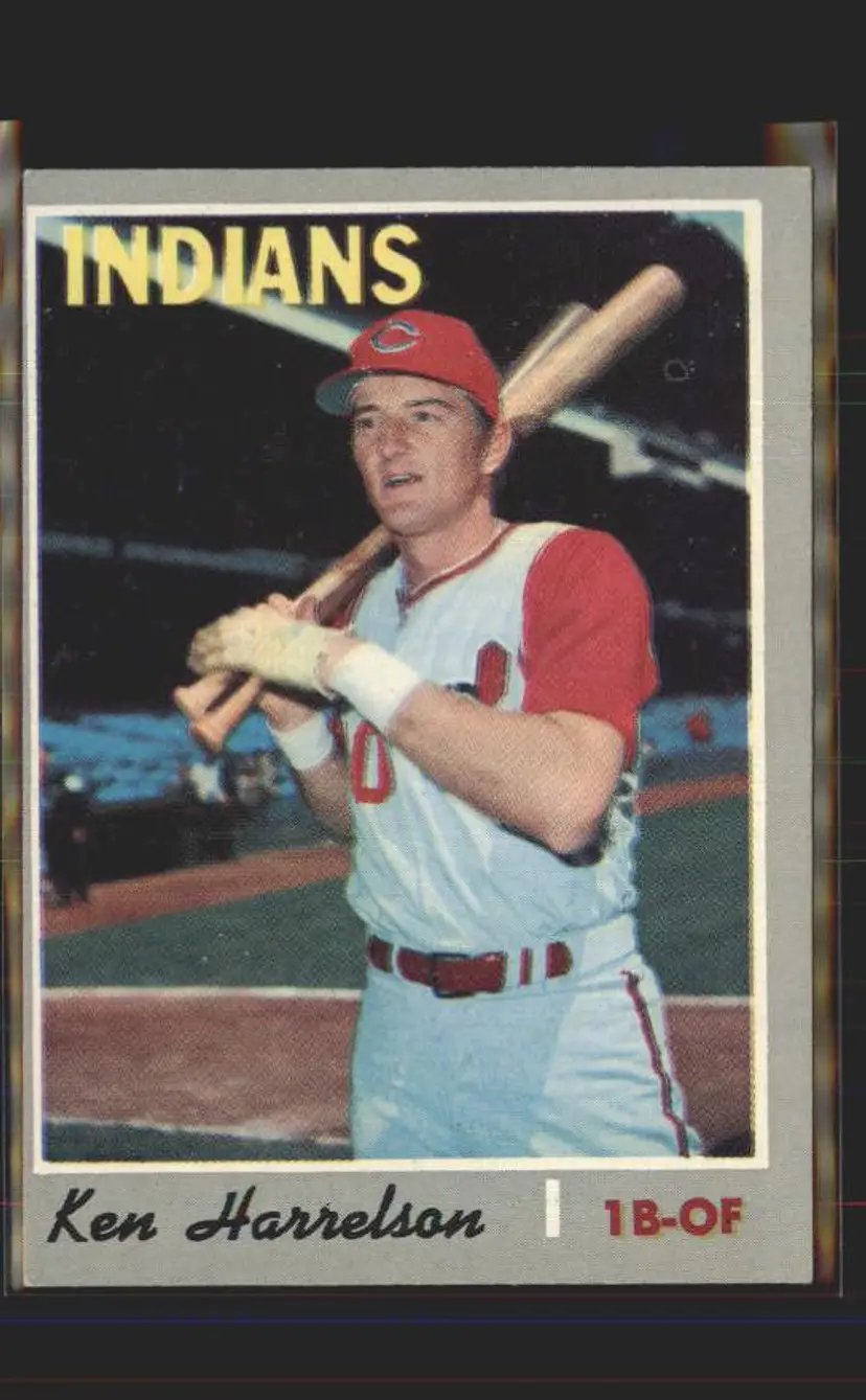 Ken Harrelson 1970 Topps #545 - (pk6) - Cleveland Indians
