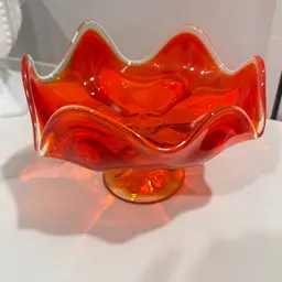 Vintage AMBERINA DISH BY VIKING GLASS