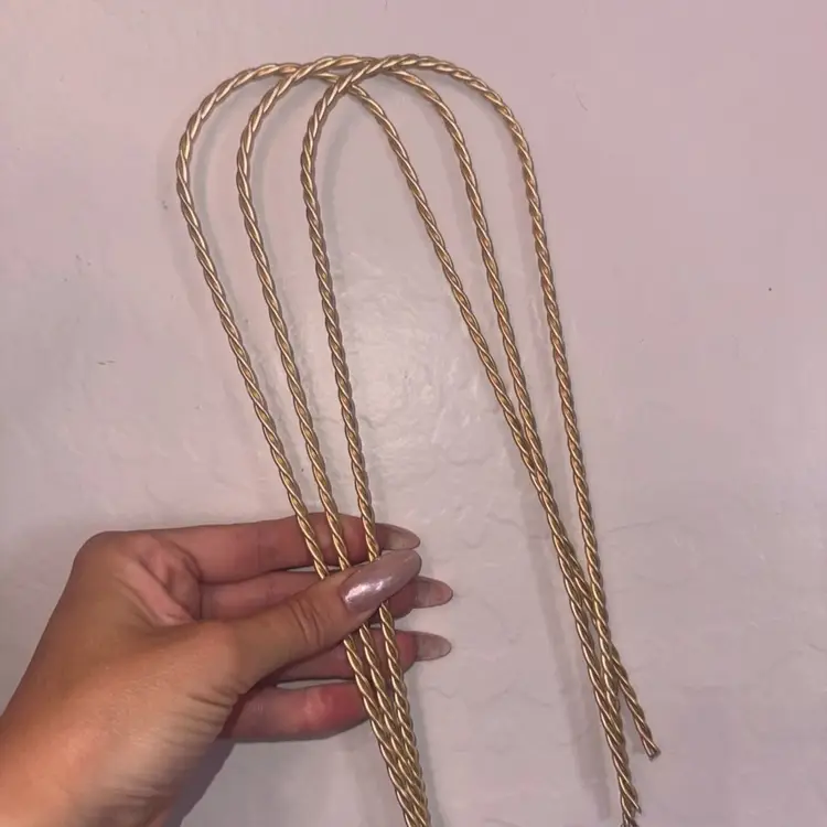 Trellises - 3 pack 10.5-12” x 3” champagne gold