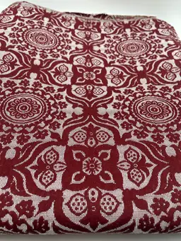 Vintage Floral Cut Out Velvet Upholstery Fabric (NN10)