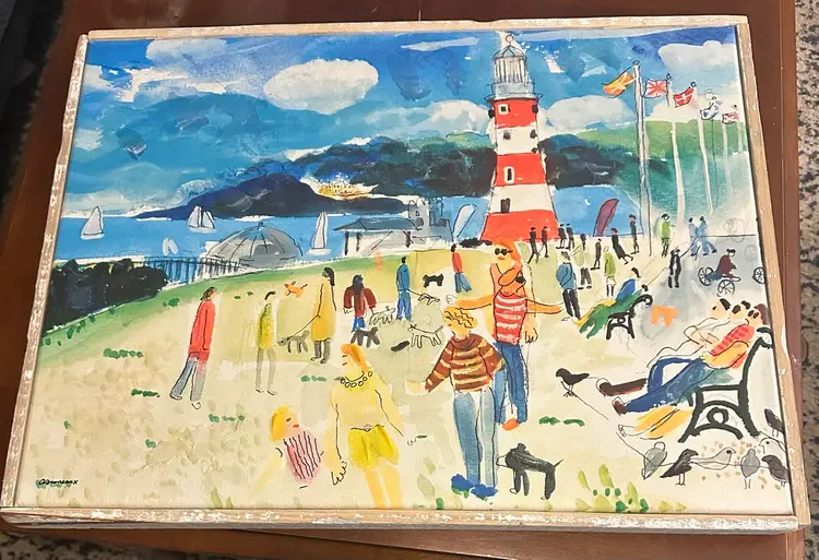 Folk Art Style Painting