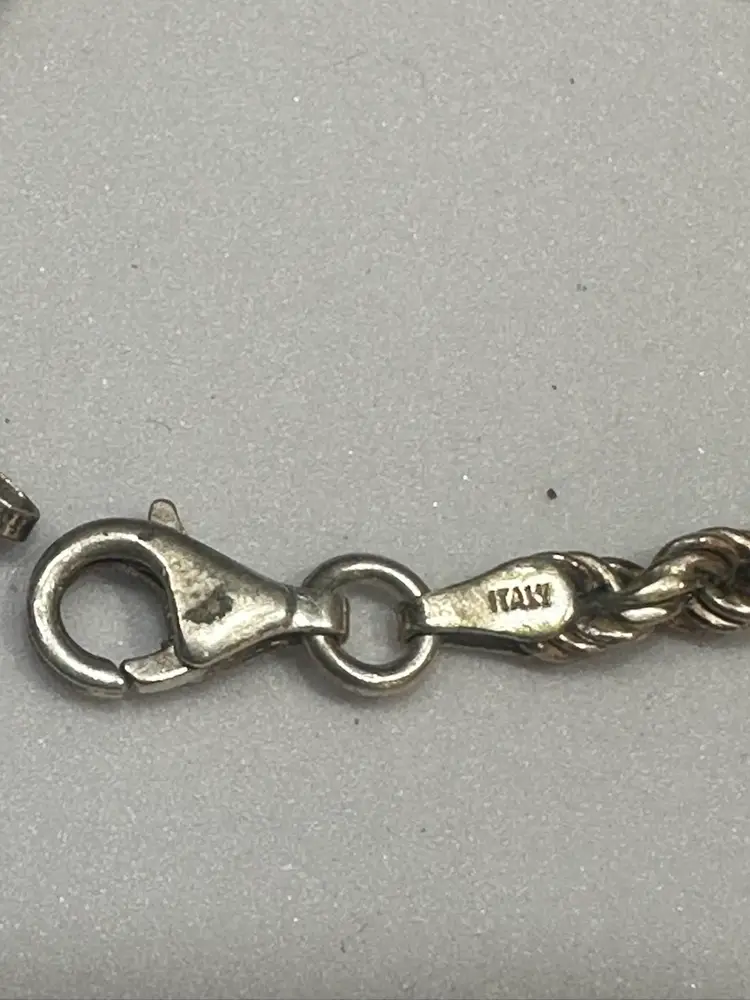 Sterling Silver 925 Italy Chain Bracelet