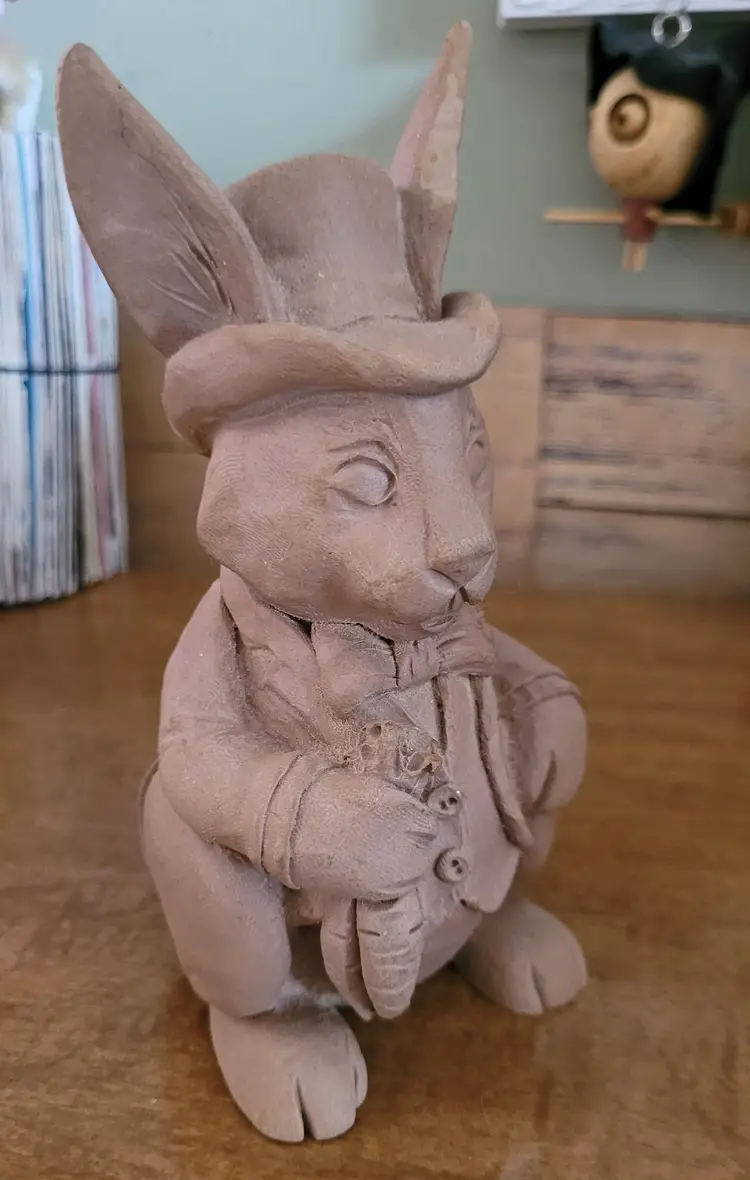 Vintage Rabbit with Top Hat c.1993
