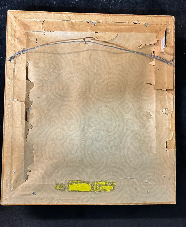 Pair of Victorian petite point portraits