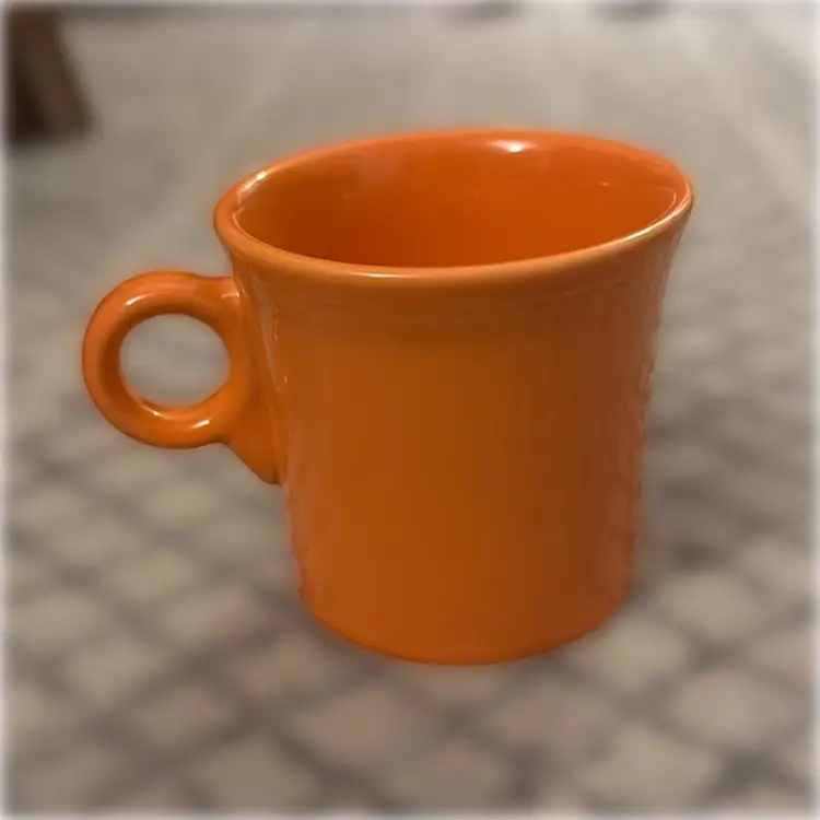 Fiesta Homer Laughlin Orange / Tangerine Coffee Mug