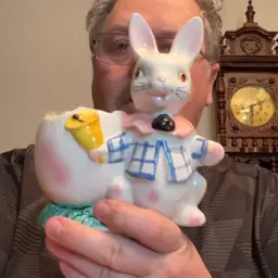 1960 Easter bunny Planter