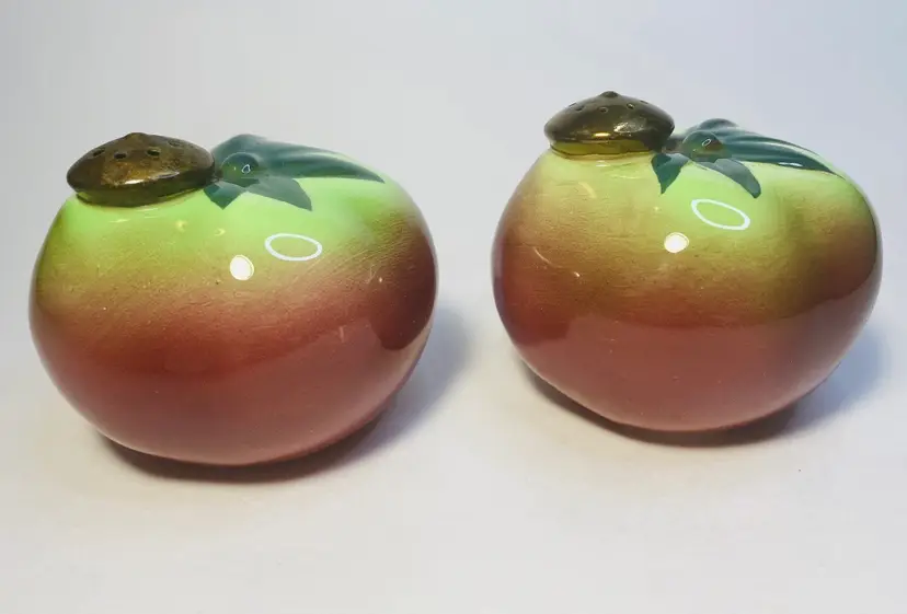 Vintage Enesco Tomato Salt and Pepper Shakers