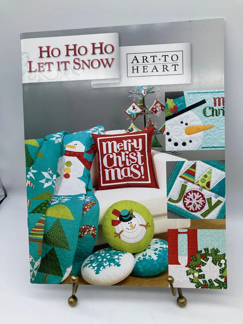 "Ho Ho Ho Let It Snow" quilt pattern book by Art to Heart