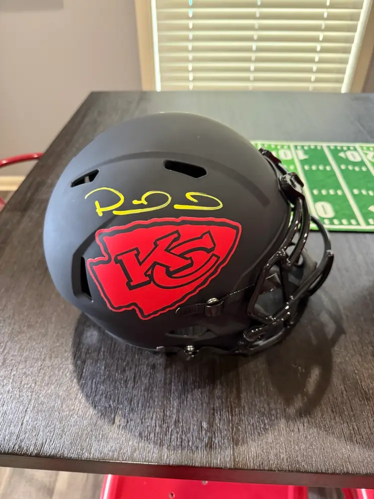 Kansas City Chiefs 5 Helmet Lot Including Patrick Mahomes All W/COA