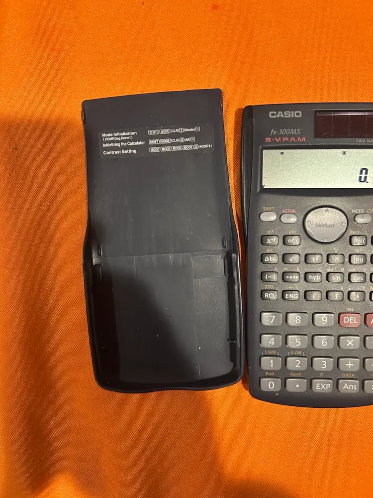 Casio Calculator FX-300MS S-V.P.A.M Scientific Solar Power Tested Works