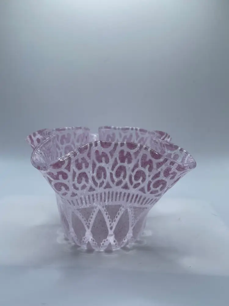 Sydenstricker Small Fused Glass Vase Or Bowl